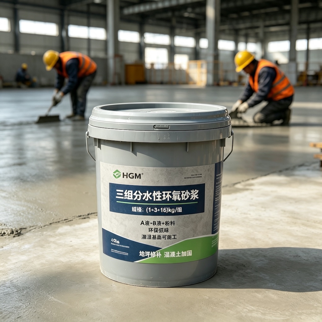 庆安三组份水性环氧砂浆